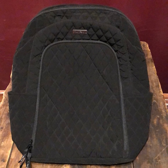 Vera Bradley Other - All Black Quilted Vera Bradley Bookbag